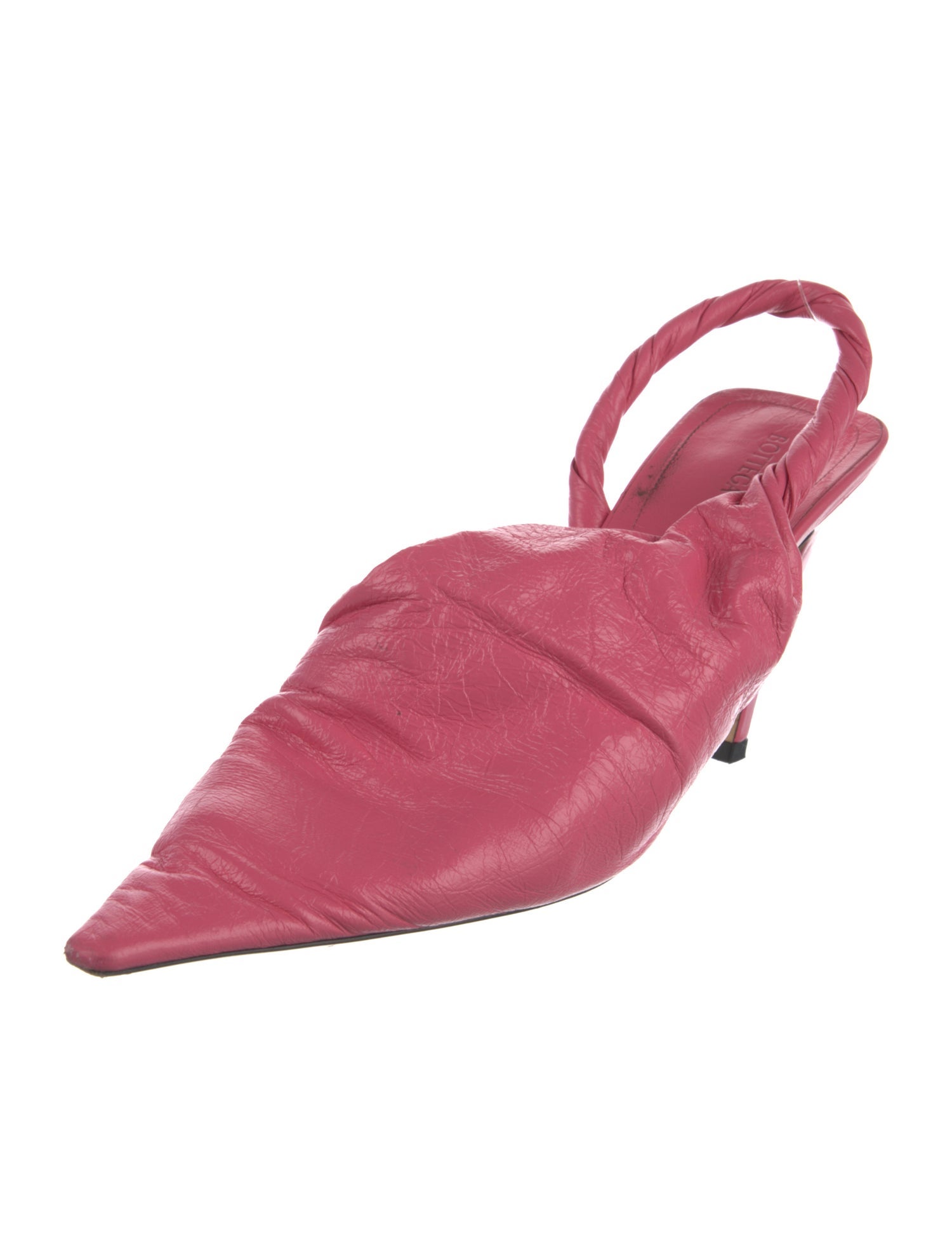 Bottega Veneta Leather Slingback Pumps