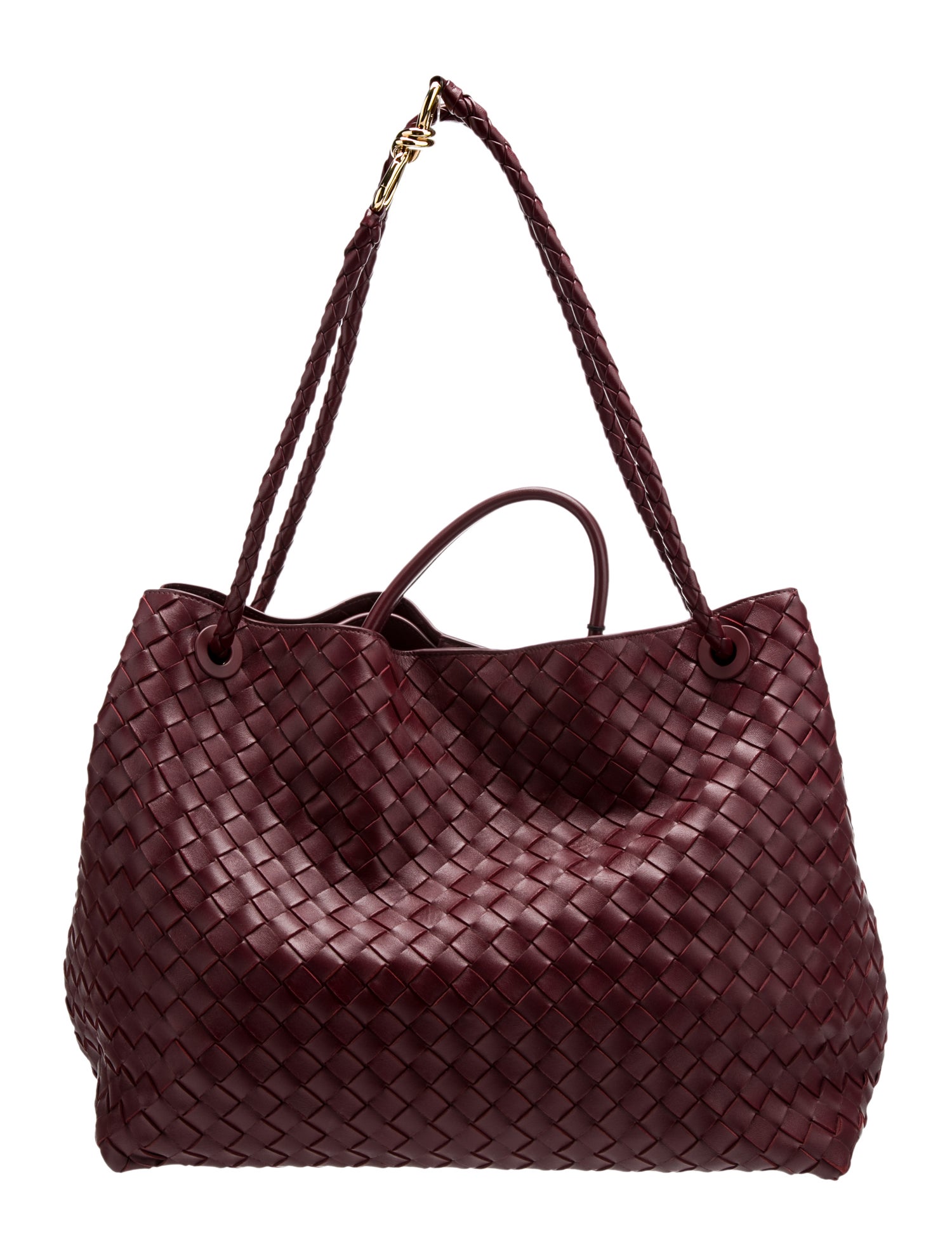 Bottega Veneta Intrecciato Andiamo Large w/ Tags