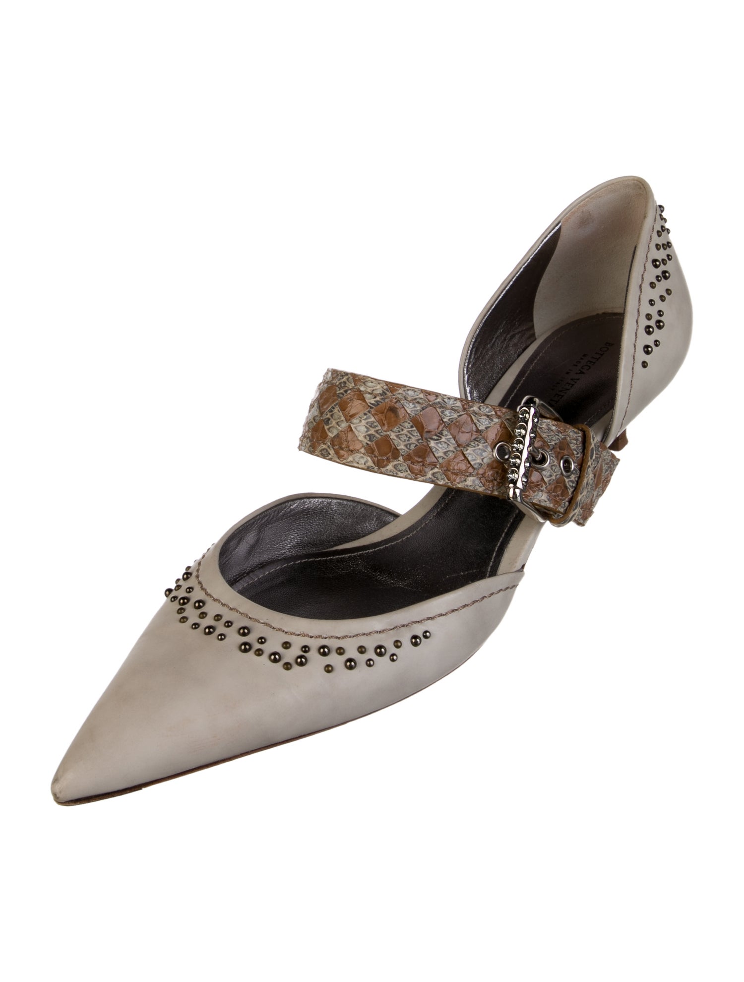 Bottega Veneta Intrecciato Weave Leather Mules