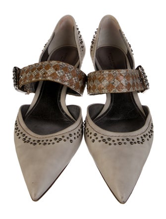 Bottega Veneta Intrecciato Weave Leather Mules