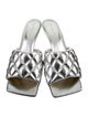 Bottega Veneta Intrecciato Weave Embossed Leather Slides