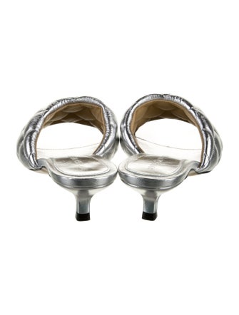 Bottega Veneta Intrecciato Weave Embossed Leather Slides