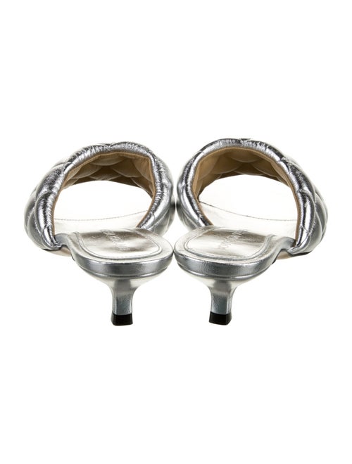 Bottega Veneta Intrecciato Weave Embossed Leather Slides