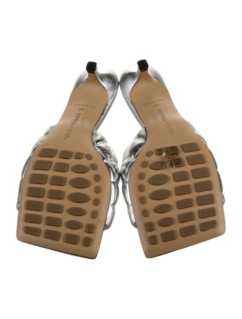 Bottega Veneta Intrecciato Weave Embossed Leather Slides