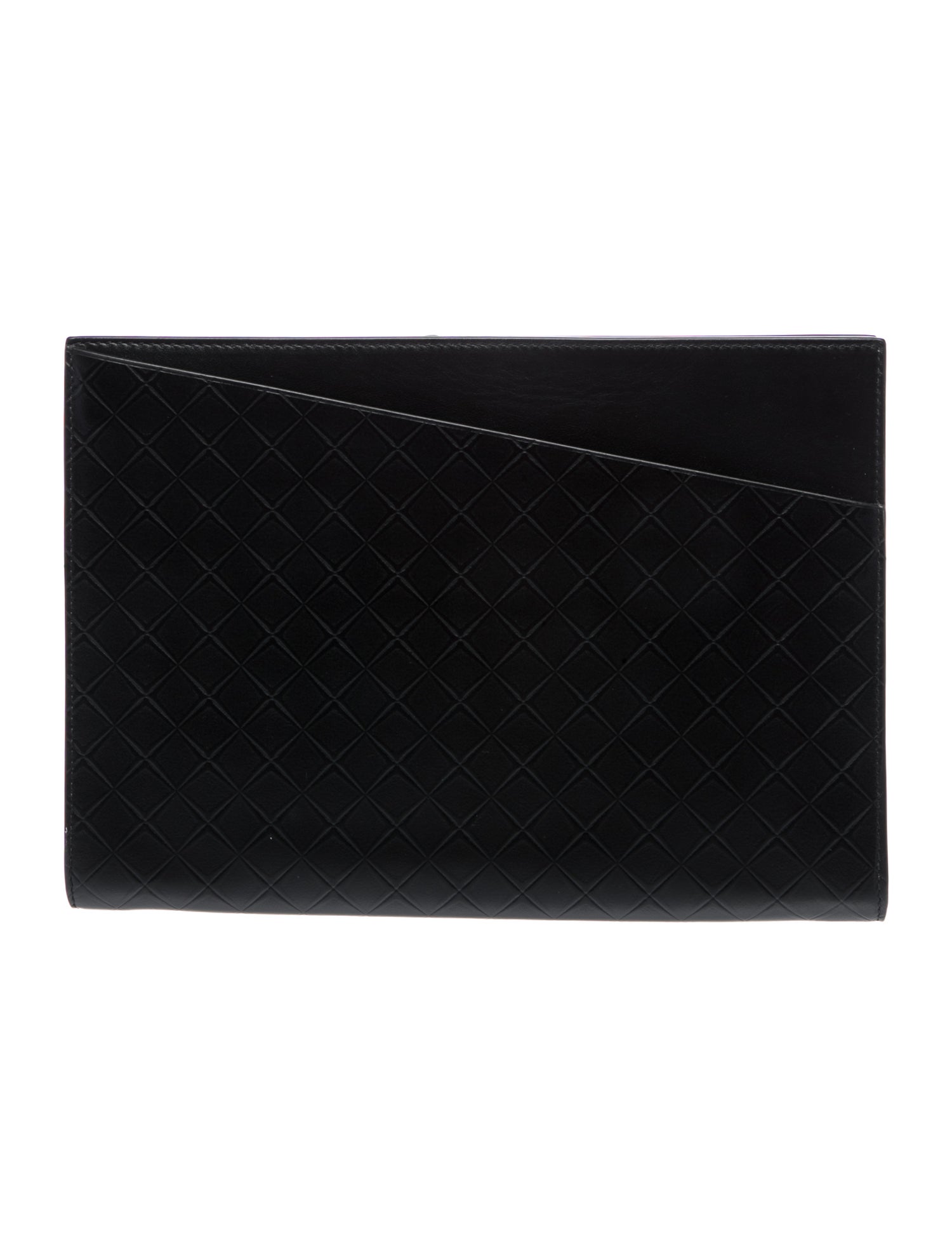 Bottega Veneta Leather Intrecciato Travel Clutch