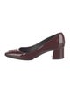 Bottega Veneta Intrecciato Weave Patent Leather Pumps