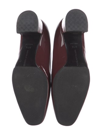 Bottega Veneta Intrecciato Weave Patent Leather Pumps
