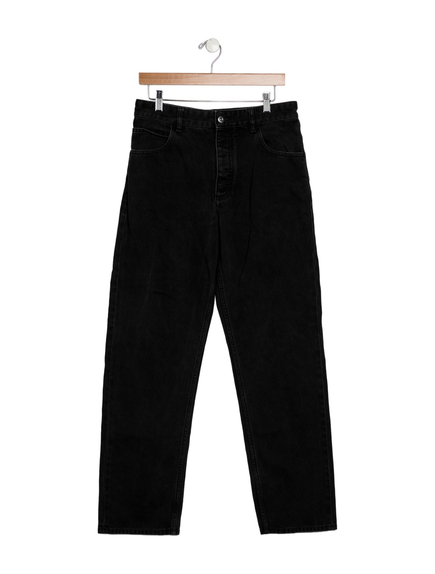 Bottega Veneta High-Rise Straight Leg Jeans