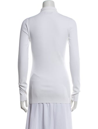 Bottega Veneta Mock Neck Long Sleeve Sweatshirt