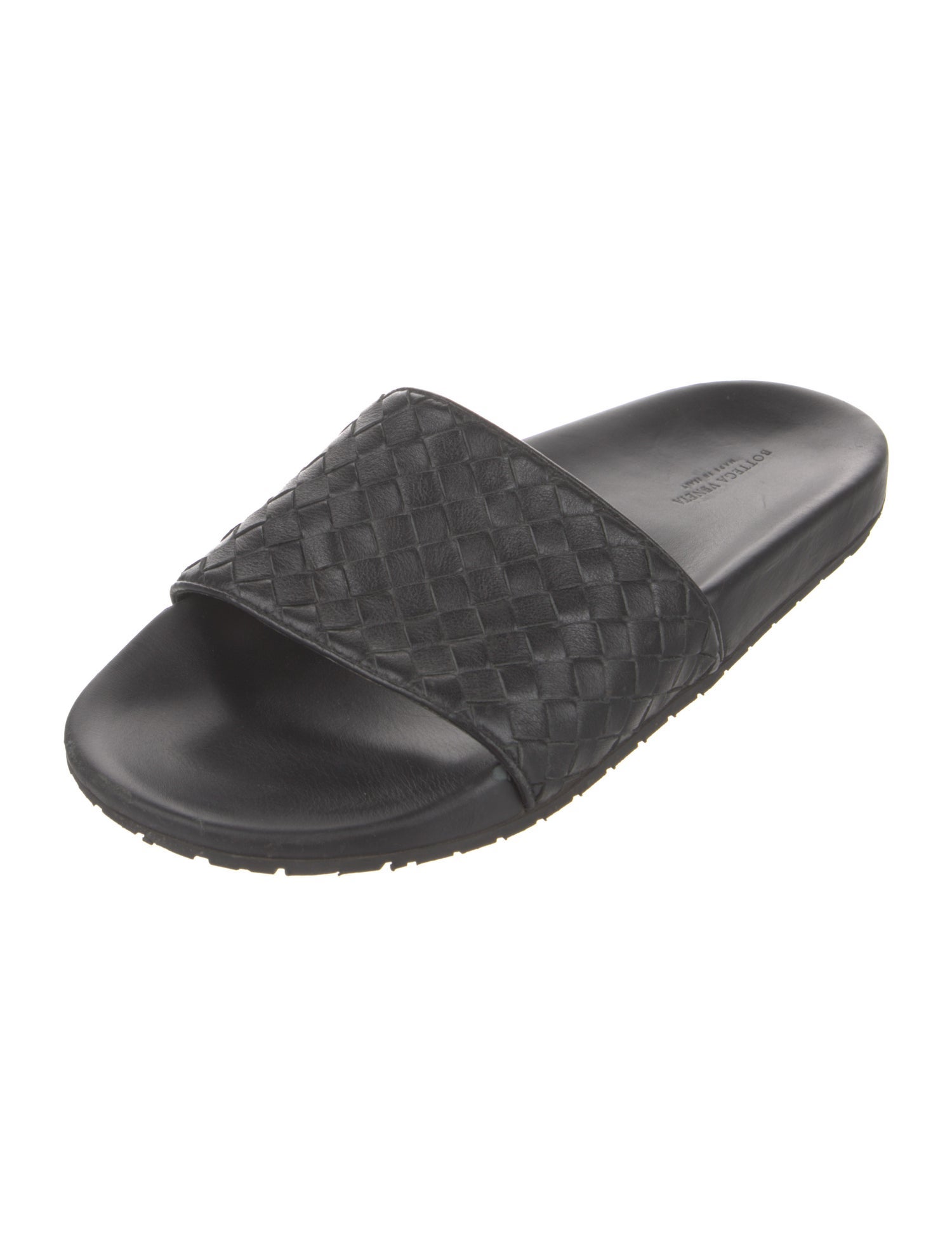 Bottega Veneta Intrecciato Weave Leather Flats