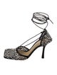 Bottega Veneta Leather Crystal Embellishments Pumps