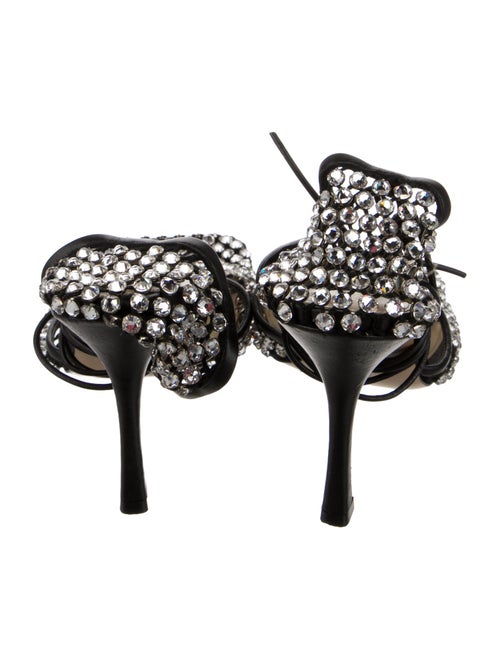 Bottega Veneta Leather Crystal Embellishments Pumps