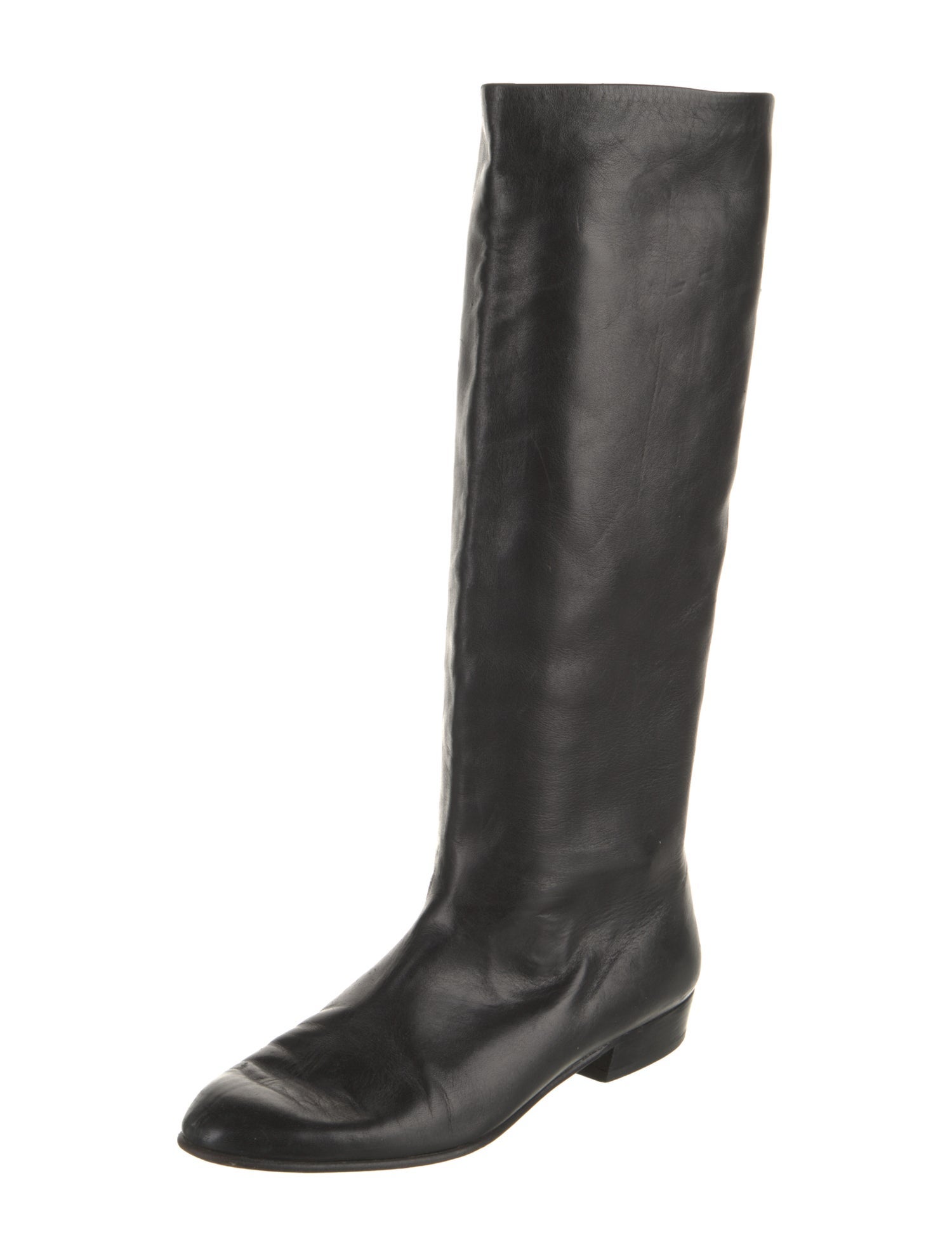 Bottega Veneta Leather Riding Boots