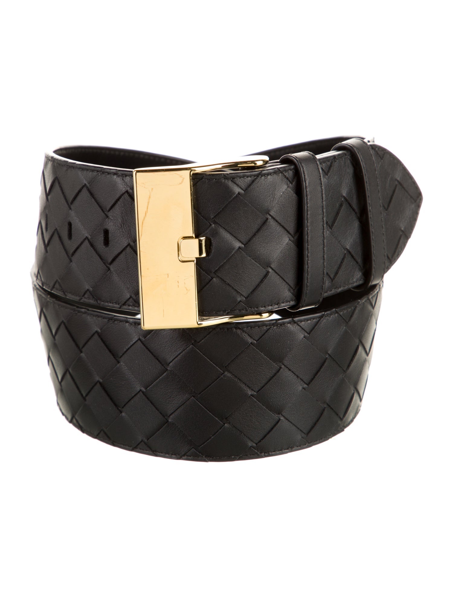 Bottega Veneta Wide Leather Waist Belt
