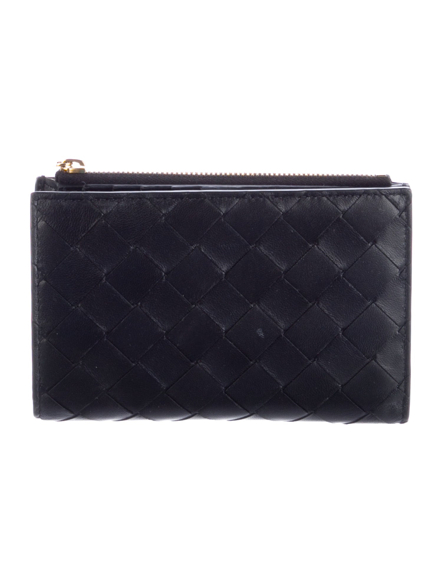 Bottega Veneta Intrecciato Weave Leather Wallet
