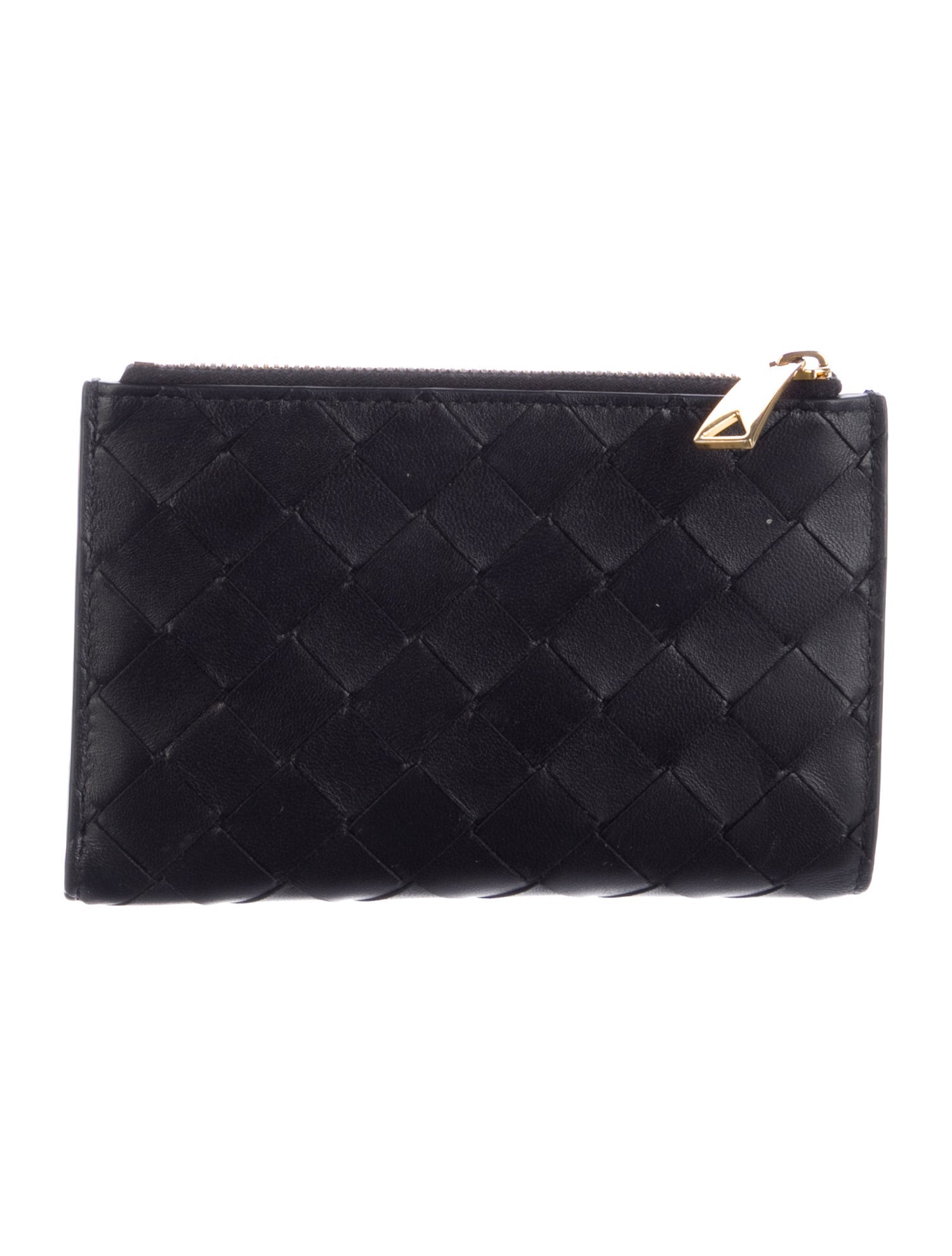 Bottega Veneta Intrecciato Weave Leather Wallet