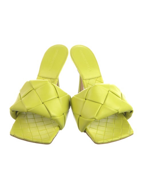 Bottega Veneta Intrecciato Weave Leather Slides