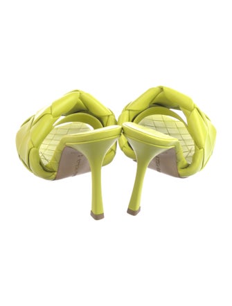 Bottega Veneta Intrecciato Weave Leather Slides