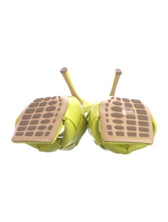 Bottega Veneta Intrecciato Weave Leather Slides