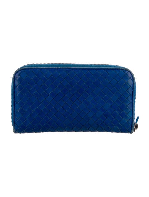 Bottega Veneta Intrecciato Weave Leather Continental Wallet