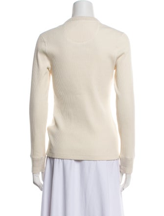 Bottega Veneta Mock Neck Long Sleeve Top