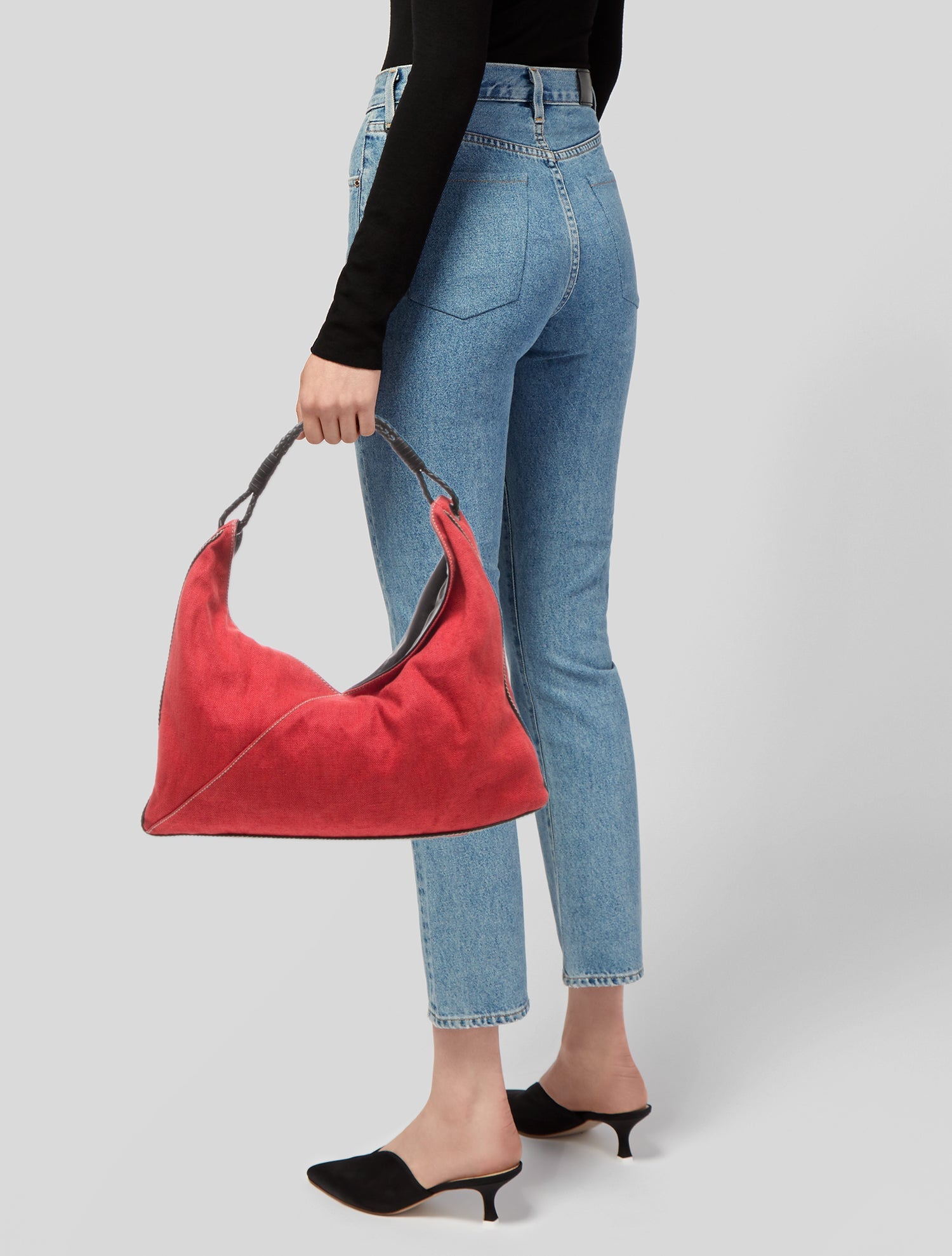 Bottega Veneta Canvas Cervo Hobo