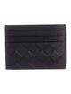 Bottega Veneta Intrecciato Weave Leather Card Holder