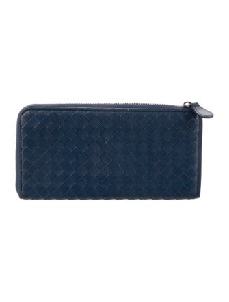 Bottega Veneta Intrecciato Weave Leather Wallet