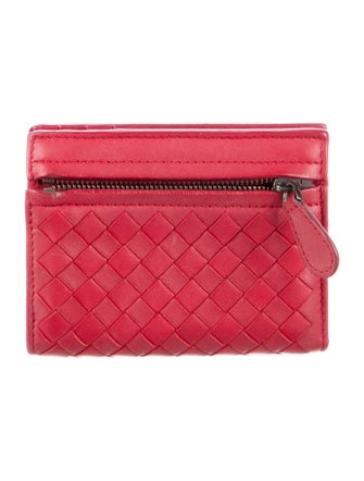 Bottega Veneta Intrecciato Weave Leather Card Holder