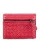Bottega Veneta Intrecciato Weave Leather Card Holder