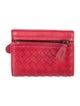 Bottega Veneta Intrecciato Weave Leather Card Holder