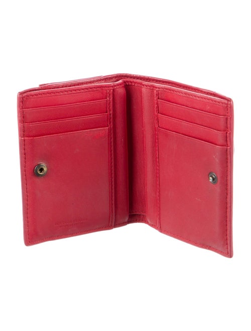 Bottega Veneta Intrecciato Weave Leather Card Holder