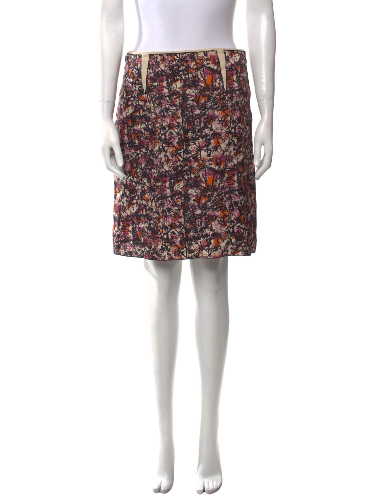 Bottega Veneta Silk Knee-Length Skirt