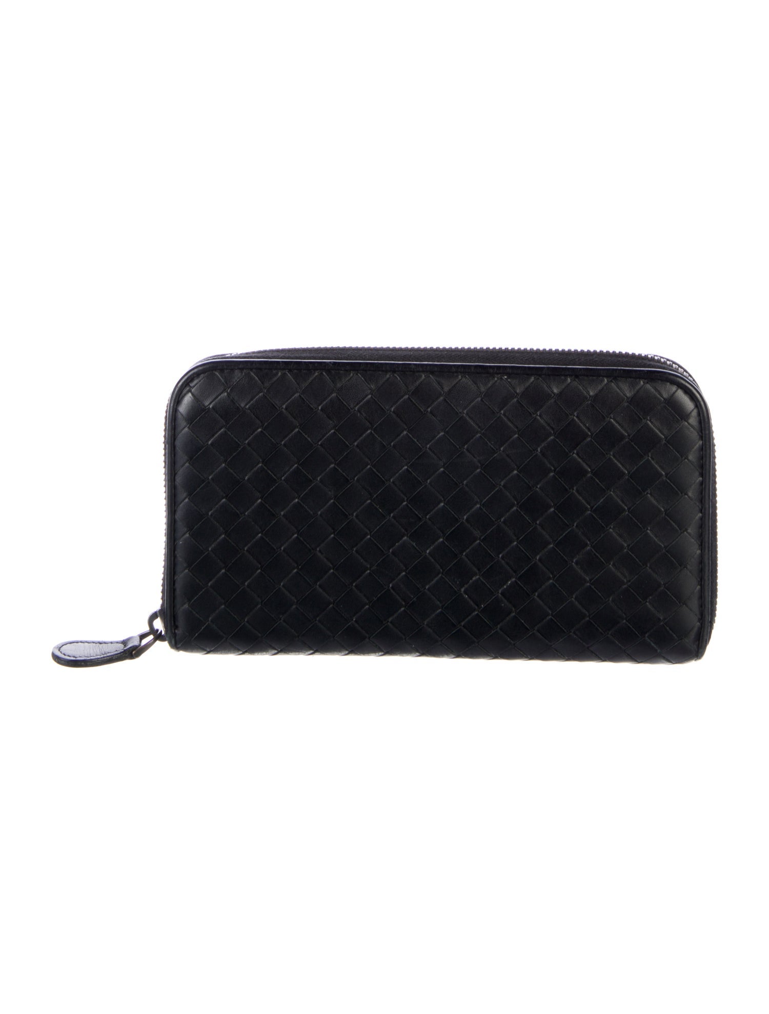 Bottega Veneta Intrecciato Weave Leather Continental Wallet