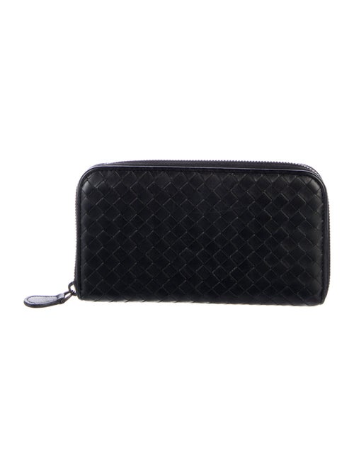 Bottega Veneta Intrecciato Weave Leather Continental Wallet