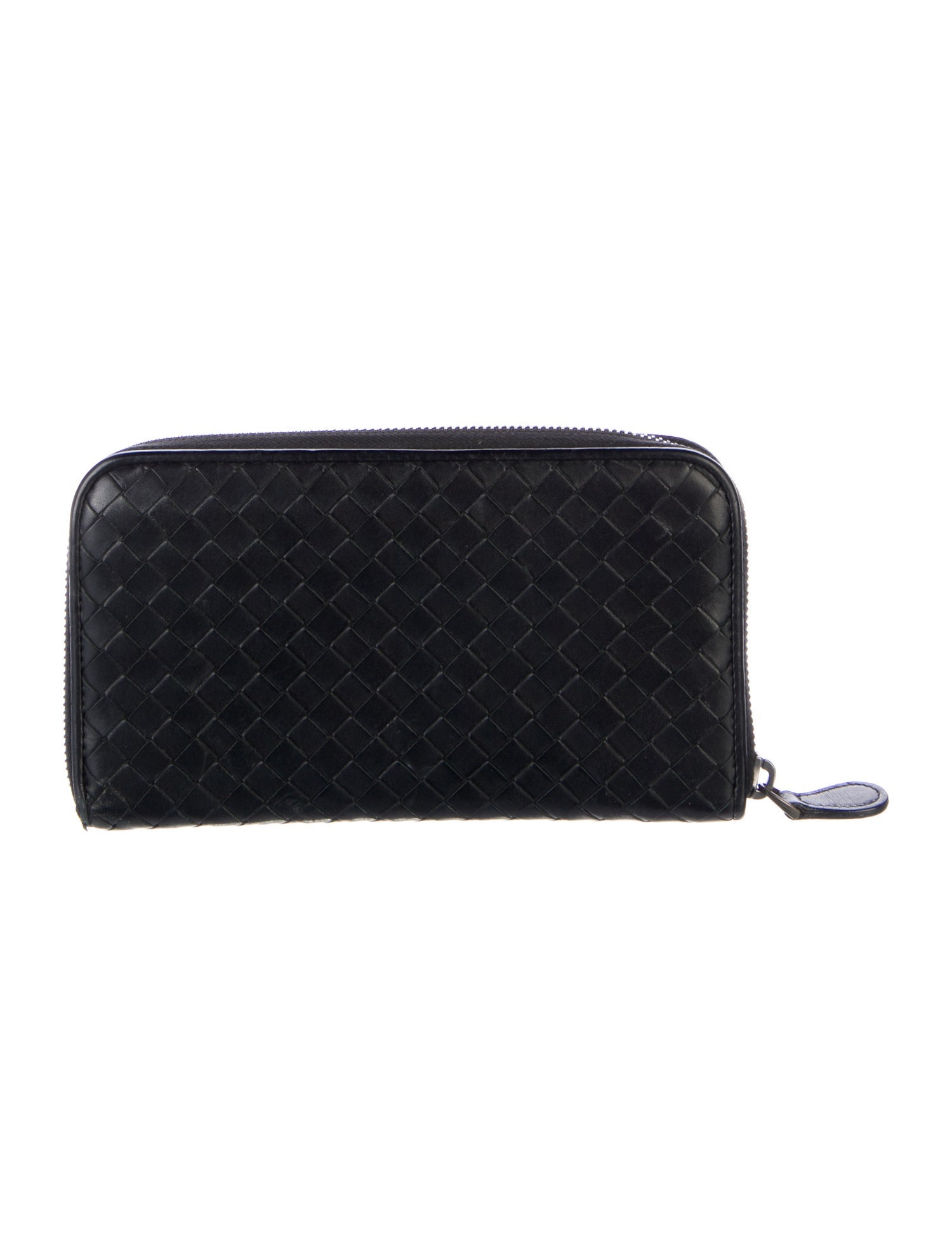 Bottega Veneta Intrecciato Weave Leather Continental Wallet