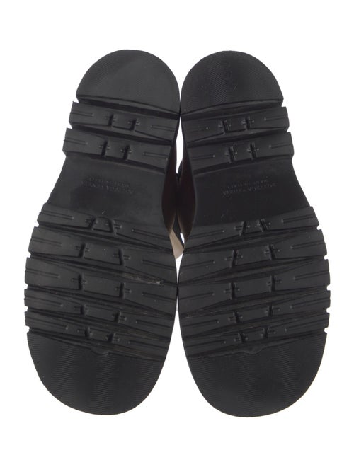 Bottega Veneta Leather Colorblock Pattern Chelsea Boots