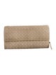 Bottega Veneta Intrecciato Weave Leather Continental Wallet