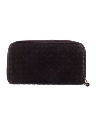 Bottega Veneta Intrecciato Weave Leather Wallet