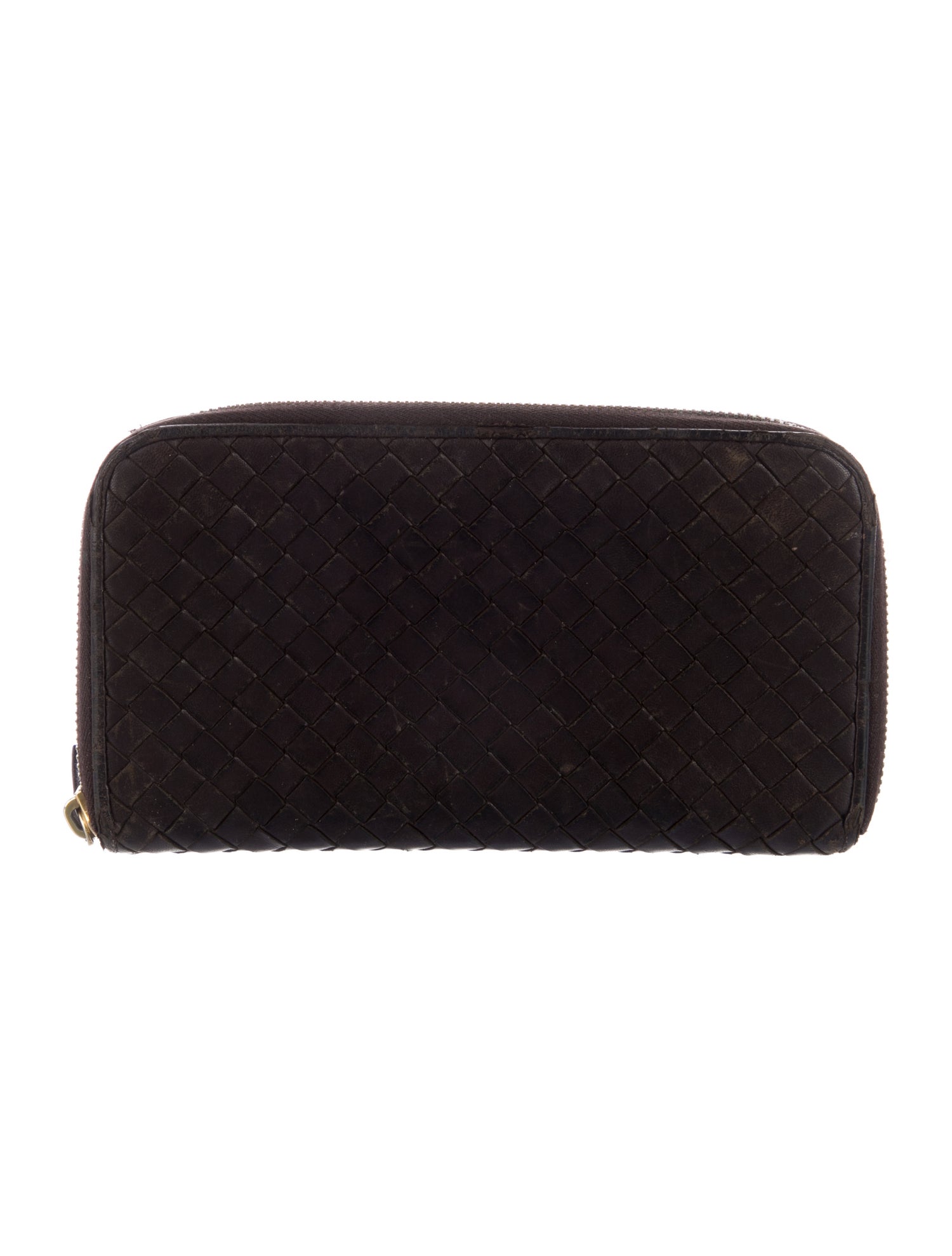 Bottega Veneta Intrecciato Weave Leather Wallet