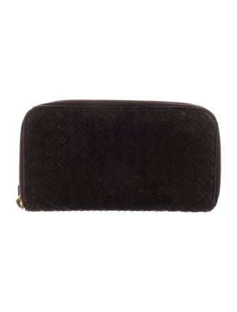 Bottega Veneta Intrecciato Weave Leather Wallet