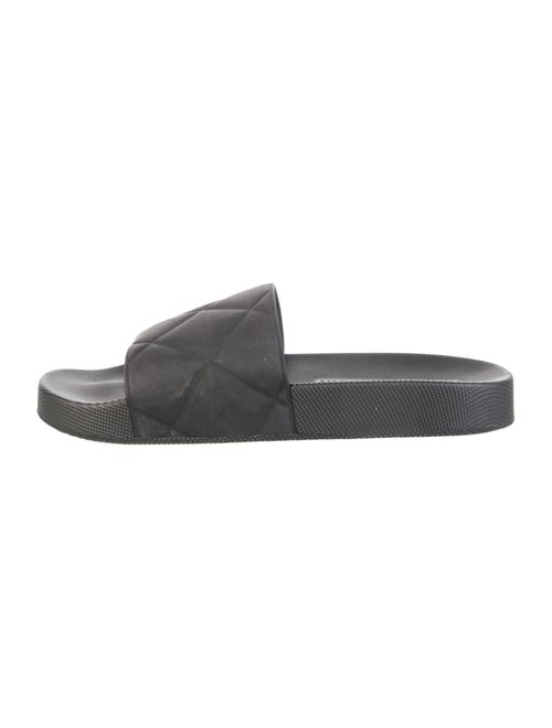 Bottega Veneta Intrecciato Weave Rubber Slides