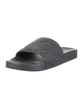 Bottega Veneta Intrecciato Weave Rubber Slides