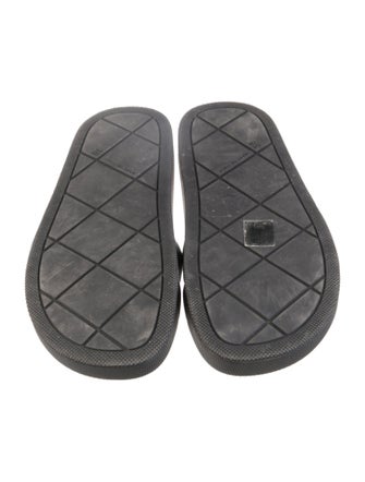 Bottega Veneta Intrecciato Weave Rubber Slides