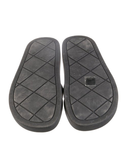 Bottega Veneta Intrecciato Weave Rubber Slides