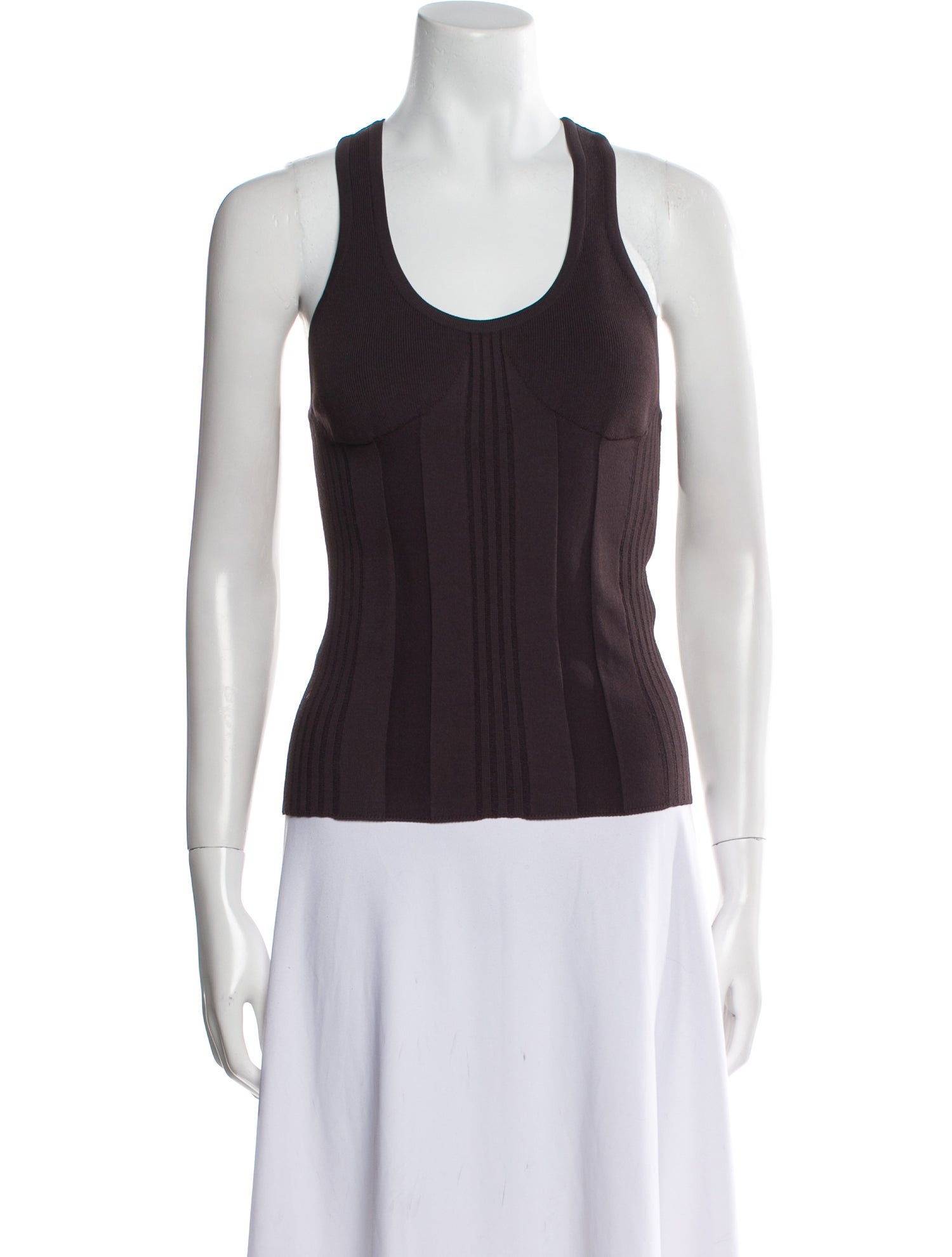 Bottega Veneta Silk Scoop Neck Top