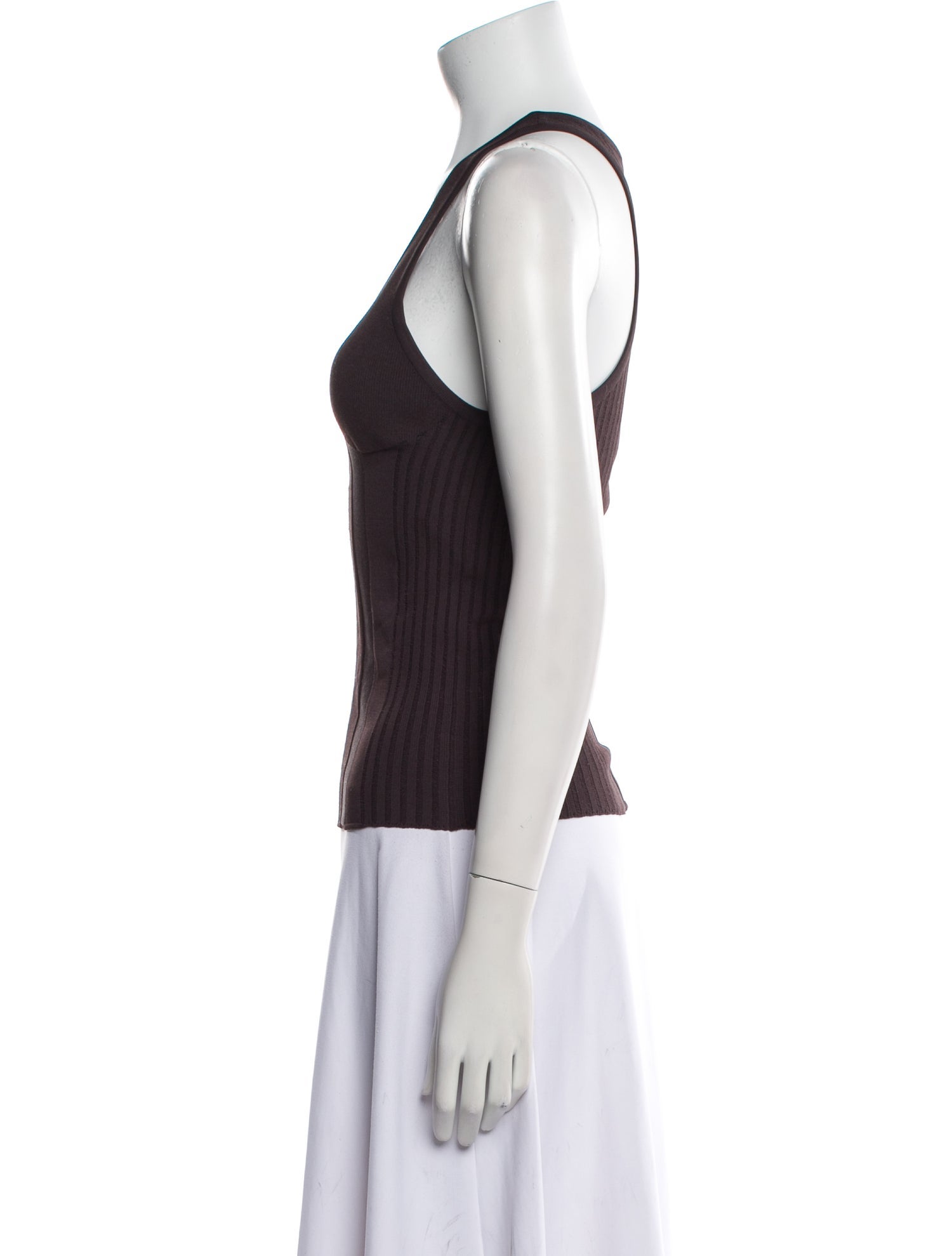Bottega Veneta Silk Scoop Neck Top