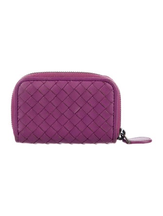 Bottega Veneta Intrecciato Weave Leather Wallet