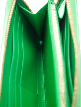 Bottega Veneta Intrecciato Weave Leather Continental Wallet