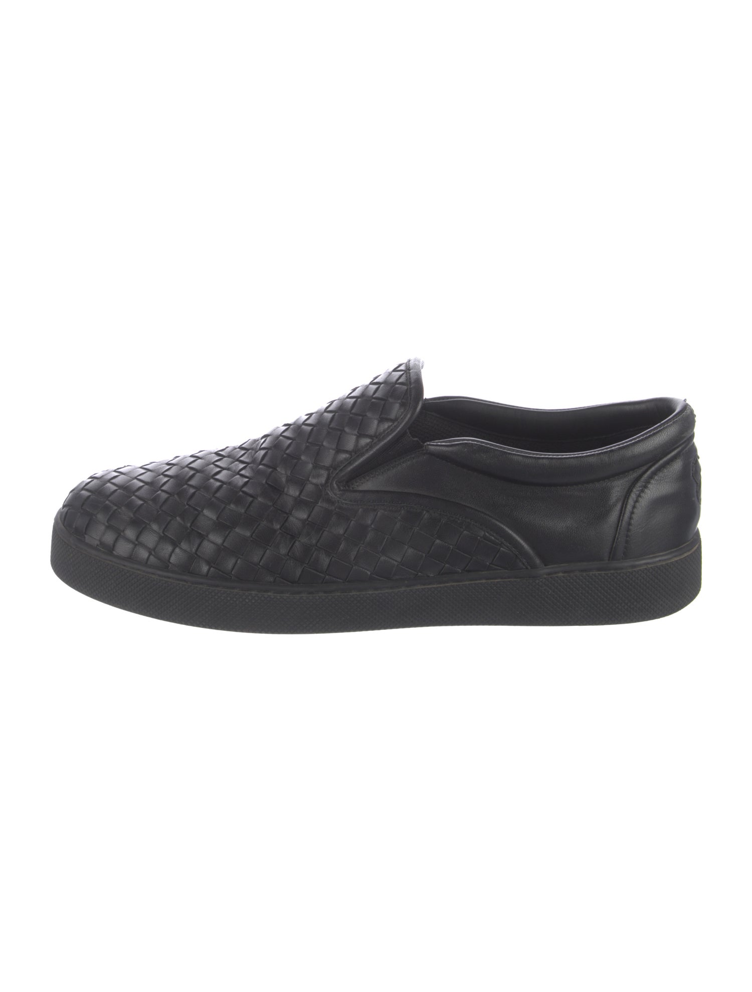 Bottega Veneta Intrecciato Weave Leather Sneakers